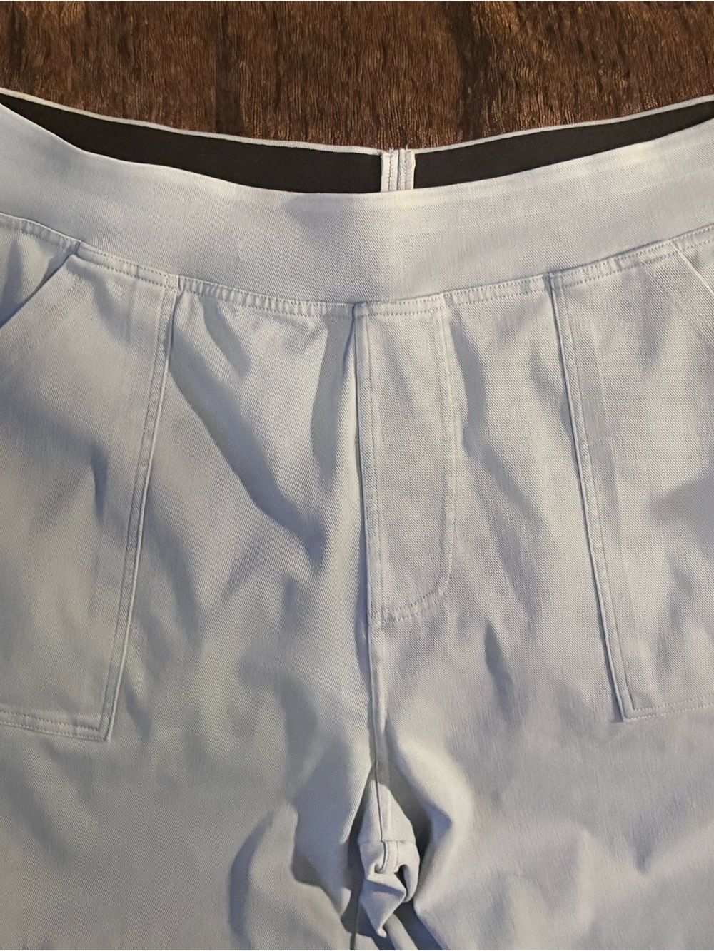 New! Halara Flex Ligh Blue Wide-Leg Cargo Pants - Picture 6 of 10